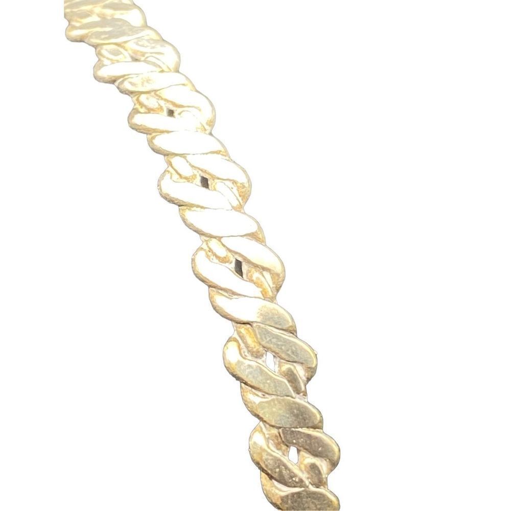 Sterling Silver 925 Flat Twistedbanglebraceletvin… - image 2